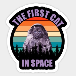 Astronaut Space Cat - Space Kitty Sticker